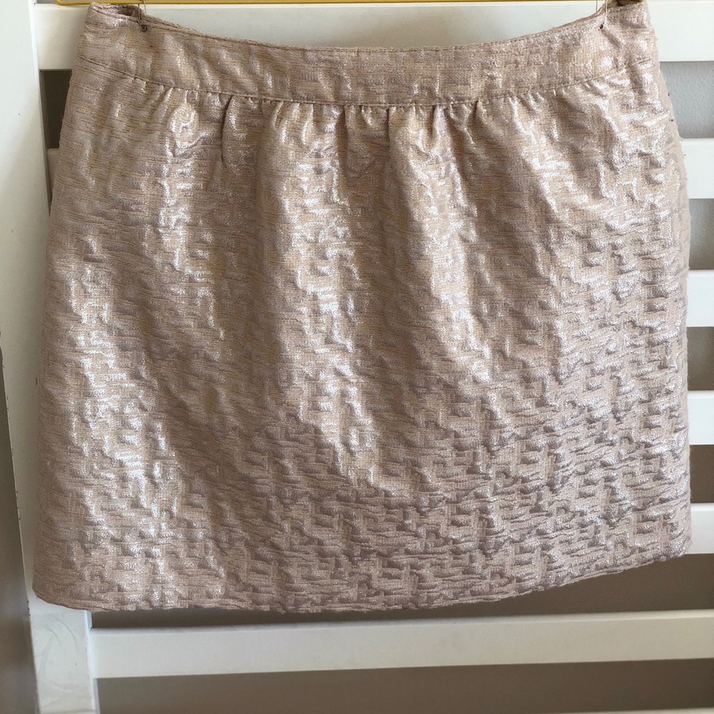 Ann Taylor LOFT short jacquard skirt